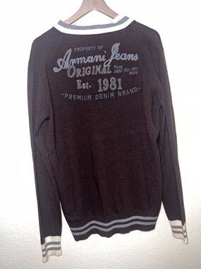 Armani Jeans Cardigan Sweater Size 3XL